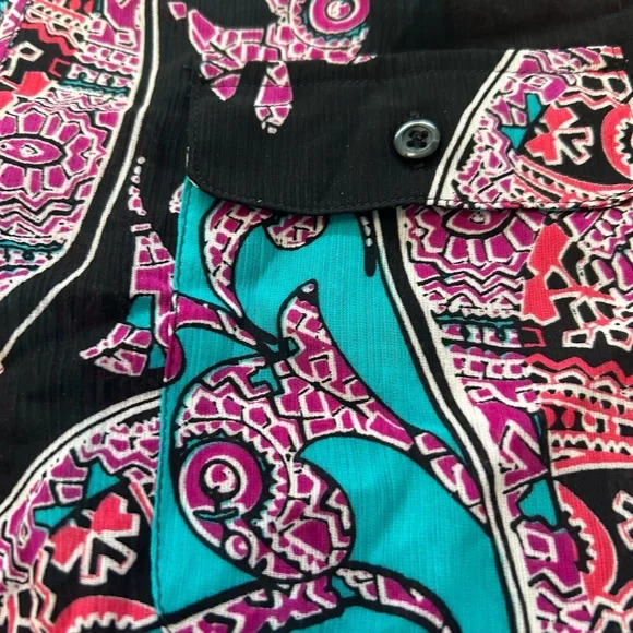 Lane Bryant Vibrant Paisley Blouse - Picture 6 of 8